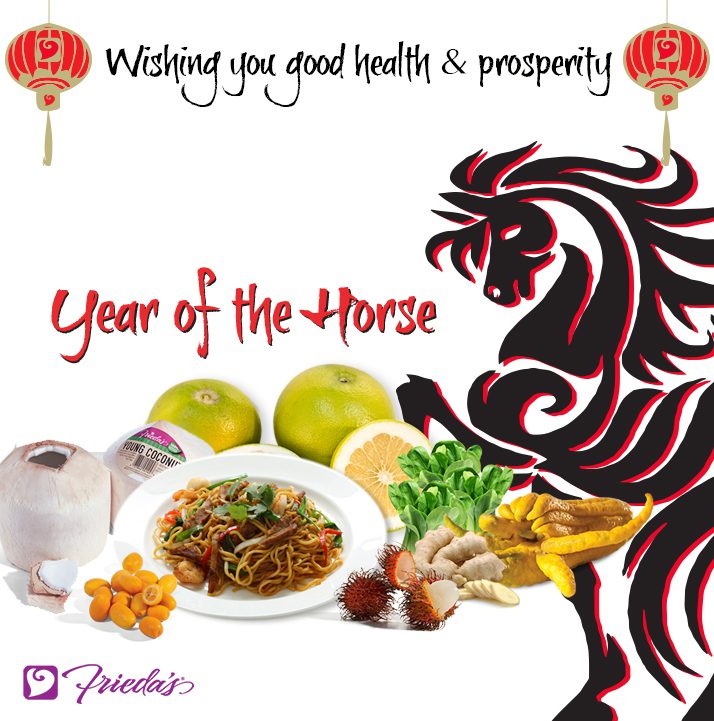 Frieda's Specialty Produce - Happy Chinese New Year - Year of the Horse.