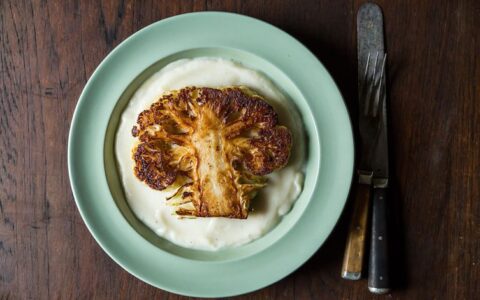 Frieda's Specialty Produce - What's on Karen's Plate? - Food52: Dan Barber's Cauliflower Steaks with Cauliflower Purée