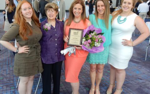Caplan family at Women in Produce 2015