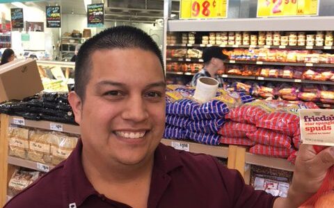 HEB Produce Manager Jacob - Frieda's Specialty Produce - What's On Karen's Plate - Karen Caplan Blog