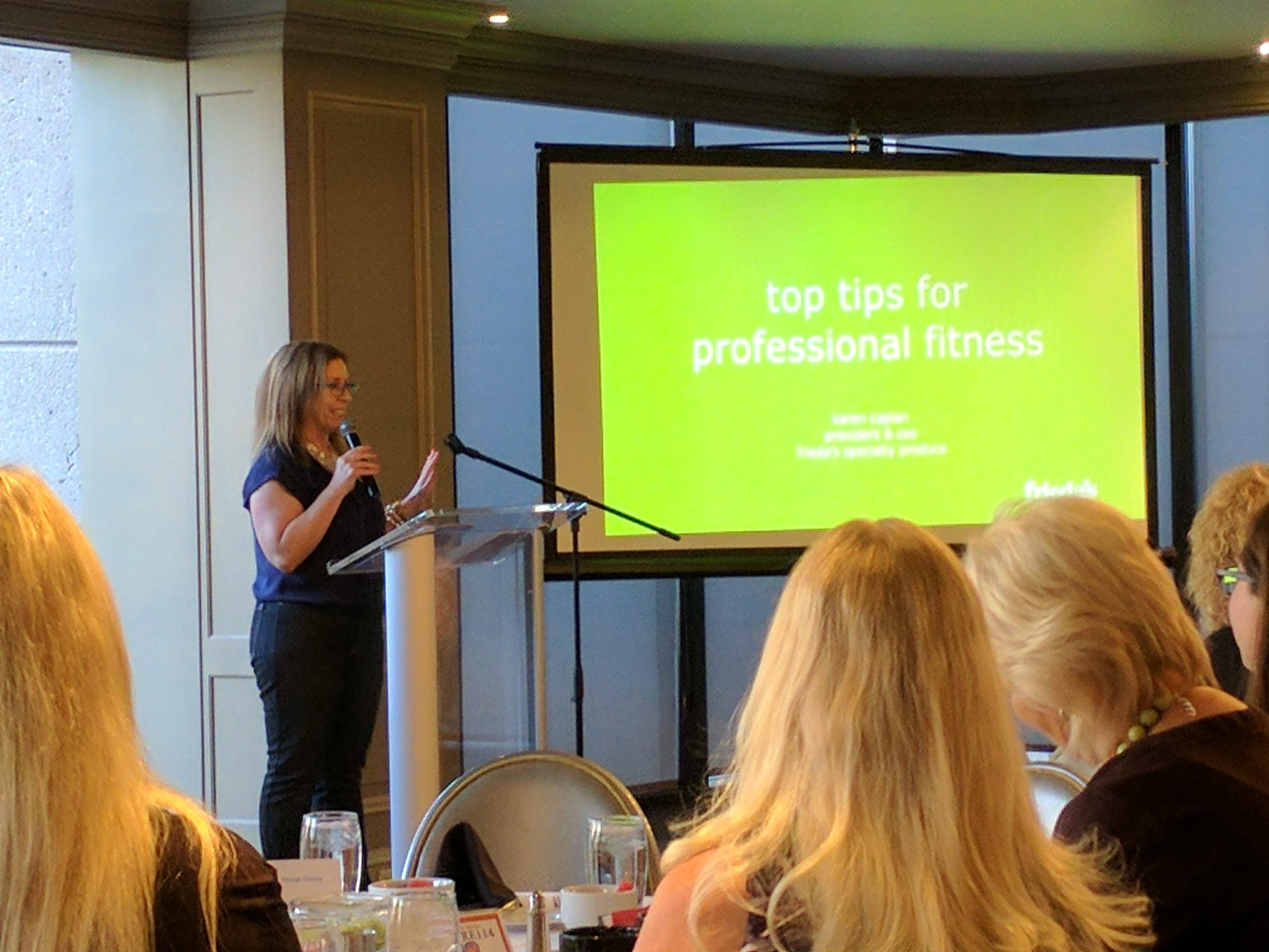 What's on Karen's Plate? - Karen Caplan - Public Speaking