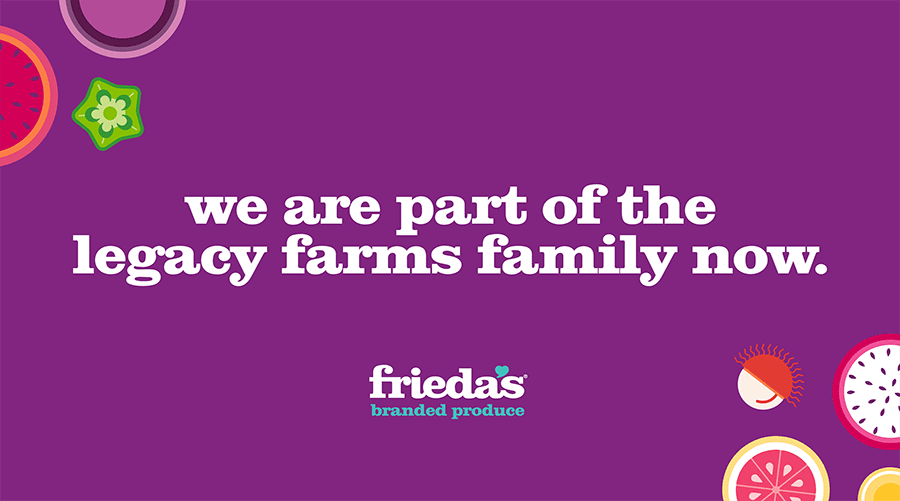 legacy farms, frieda's branded produce, friedas inc, produce produce news, specialty produce, tropical produce, tropical fruits, tropical produce